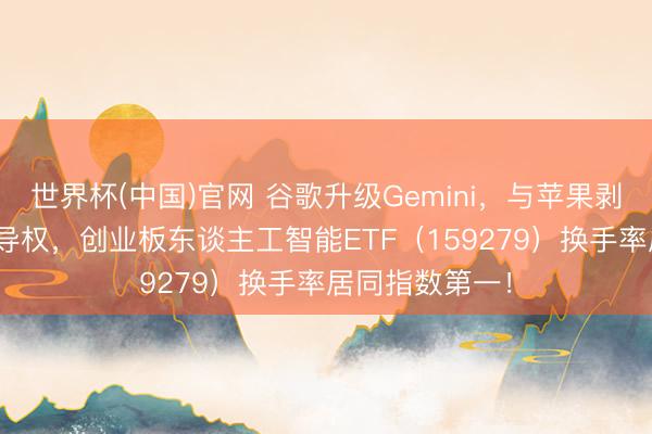 世界杯(中国)官网 谷歌升级Gemini，与苹果剥夺出动端AI主导权，创业板东谈主工智能ETF（159279）换手率居同指数第一！
